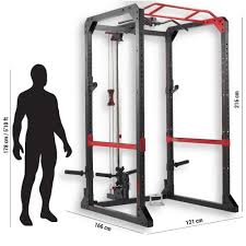 Decathlon Domyos Smith Machine 900, Weight Training Rack Exercise Power  Cage - Walmart.com