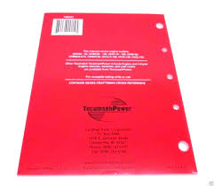 Tecumseh 695244a Tecumseh 4 Cycle Overhead Valve Repair Manual Genuine Original Equipment Manufacturer Oem Part