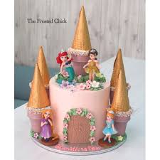 So, let's surprise your doll with her friend barbie. Disney Princess Cake