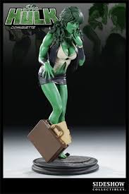 She Hulk Comiquette Statue Sideshow Marvel Statues Shehulk Character Statue