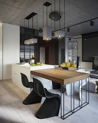 Chaise haute de bar et cuisine ouverte, le nouveau couple déco. La Chaise De Cuisine Moderne En 62 Photos Inspirantes Archzine Fr Ilot Central Table Cuisine Moderne Ilots Central Cuisine