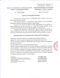 We did not find results for: Certificate Of Customs Clearance Agent Indochina Logistics Iltvn Com
