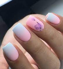 Uñas acrilícas con tip difuminadas a blanco. Imatchdo Com Fashion Style Men Women Manicura De Unas Diseno De Unas Mate Unas De Gel Bonitas