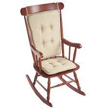 Most upper parts are the same, but the seat is. Klear Vu Embrace Natural Tufted Rocking Chair Cushion Set With Gripper Back And Ties 348243 12 The Home Depot