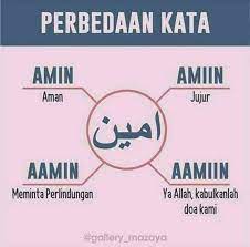 Maybe you would like to learn more about one of these? Perbezaan Erti Amin Amiin Aamin Mengaji Dengan Mudah Facebook