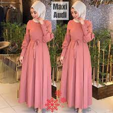Baju gamis sendiri merupakan salah satu baju yang kerap kali banyak dikenakan saat ini. Bisa Cod Mx Audi Dress Gamis Cantik Model Balon Pergelangan Model Kekinian Lazada Indonesia