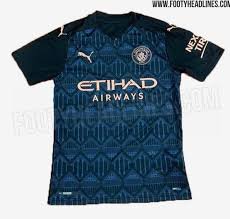 The home manchester city dream league soccer kit is stylish. Man City New 2020 21 Black Away Kit Leaked Online With Sleek Dark Denim Look Just Days After Awful Third Shirt Emerged