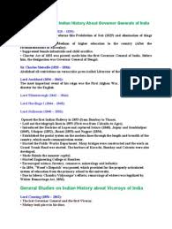 Complete List Of Governor General Of India | Leverage Edu
