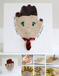 Para darte algunas ideas te proponemos cinco tarjetas del día del padre que si papá es un amante del bricolaje te proponemos esta sencilla tarjeta que puedes hacer imprimiendo la huella del pie del niño. Tarjetas Para El Dia Del Padre Para Ninos De Preescolar Ninos Creativos