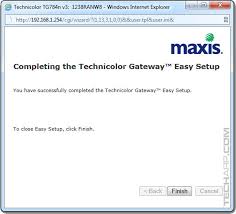 Technicolor tg784n v3 password doesn't work. Tech Arp Setting Up Maxis Ftth On The Technicolor Tg784n V3 Gateway Rev 2 0
