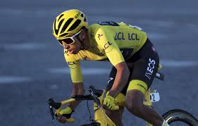 Egan bernal on the move on the final stage of the tour of the alps (image credit: Egan Bernal Is First South American To Win Tour De France Los Angeles Times