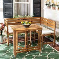 Safavieh Wilton Balcony Corner Lounge Set 8970393 Hsn Outdoor Dining Set Conversation Set Patio Outdoor Sofa Sets