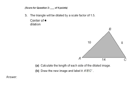Making a measurement smaller or larger, known as scale conversion, requires a common scale factor, which you can use to multiply or divide all measurements by. The Triangle Will Be Dilated By A Scale Factor Of 1 5 Center Of Dilation A Calculate The Length Of Brainly Com
