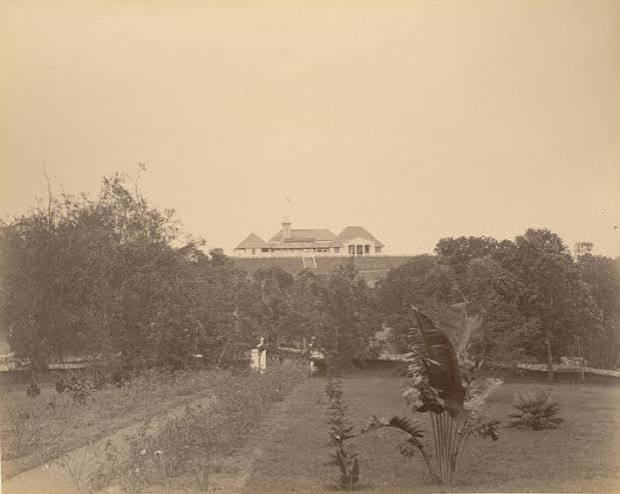 distant view of Kanakakunnu Palace, Trivandrum