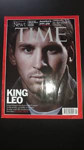 Rare King Leo Lionel Messi cover Time magazine Feb 6, 2012 , excellent  condition