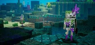 The ocean's natural beauty can distract from the dangers of the deep, . Artstation Minecraft Dungeons Hidden Depths Mobs Ben Exell