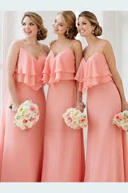 Bridesmaid Dresses V Neck V Neck Bridesmaid Dresses Plus Size Bridesmaid Dresses Peach Bridesmaid Dresses Simple Bridesmaid Dresses Coral Bridesmaid Dresses