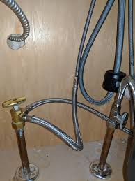 Your dishwasher connector kit includes a dishwasher 90 that will serve to connect the water supply to the dishwasher. Fridge Waterline Project Current Lines Are To Kitchen Sink And Dishwasher Fridge Will Be Directly Left Of Sink Cabinet Could I Use A Threaded Jic Tee To Split The Braided Cold Water