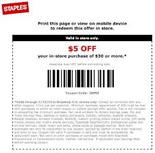 5 Off 30 Staples Printable Coupon Printable Coupons Coupons Staples