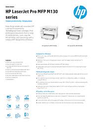 Don't spend more on printing, buy this printer and watch your printing problems fade away. Https Hp It Shop Bg Uploaded 6 7 Laserjet M130 Mfp Ds Pdf