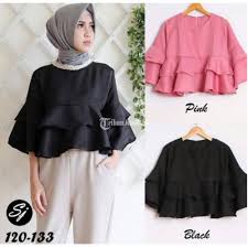 Mulai dari model half baju blouse design, sepatu, tas, hingga berbagai macam fashion item menarik lainnya. Baju Wanita Blouse Terbaru Kekinian Hits Murah Diskon Di Surabaya Tribunjualbeli Com