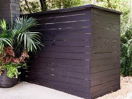 I went with wood dog eared panels, mainly because i wanted to. How To Build A Garbage Can Screen How Tos Diy