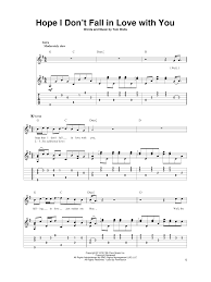 E a d g b e. Tom Waits Hope I Don T Fall In Love With You Sheet Music Pdf Notes Chords Country Score Solo Guitar Tab Download Printable Sku 434958