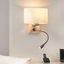 China Very Useful Hotel Bedside Sconces Wall Lamp With Led Reading Light China Wall Lamp Wall Light