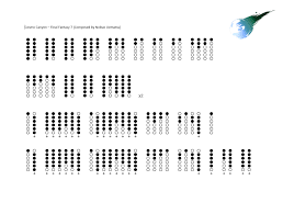 Final Fantasy 7 Cosmo Canyon Tin Whistle Tab In D Partituras Flauta Final Fantasy