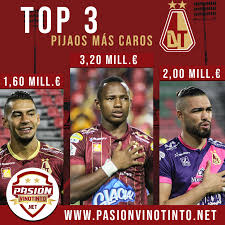 Este resumen muestra todos los jugadores extranjeros actuales del equipo deportes tolima y ofrece una estadística sobre el reparto de nacionalidades. Deportes Tolima El Segundo Equipo Mas Caro Del Fpc Pasion Vinotinto