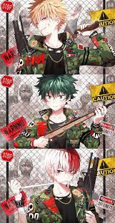 Anime/manga fanfiction romance todobakudeku tododeku todobaku. Badass Bakugo Midoriya And Todoroki Zombie Style Boku Deku Shoto And Bakugo 600x1168 Wallpaper Teahub Io