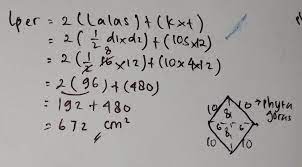 Sebuah prisma alasnya berbentuk belah ketupat dengan panjang diagonal 16 cm dan 12 cm. Sebuah Prisma Alasnya Berbentuk Belah Ketupat Dengan Panjang Diagonal 16 Cm Dan 12 Cm Luas Brainly Co Id