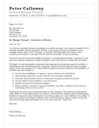 Massage Therapist Cover Letter Sample Monster Com