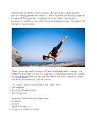 Maybe you would like to learn more about one of these? Aerial Yoga Houston
