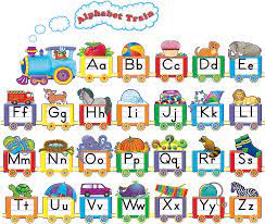 Sing along with your favorite mother goose club characters to the classic . Alphabet Train Bulletin Board Display Set Tcr4421 Teacher Created Resources