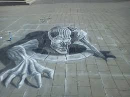 My First 3d Draw In Street Street Art Illusions Street Art Amazing Street Art