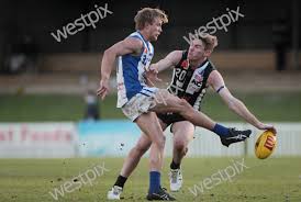 East Fremantle's Fraser Perry and Swan