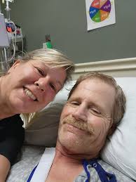 Ray update,Today Ray has no fever and the leak in his intestines has healed  and no infection , Praise GOD and Thank you all for your Prayers Tomorrow  when Gloria goes to