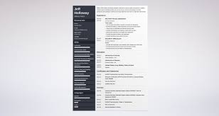 Military To Civilian Resume Examples Template For Veterans