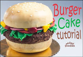 How To Make A Burger Cake Hamburger Cake Burger Cake Cake Decorating Tips