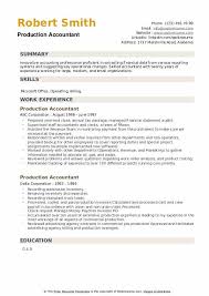 Check spelling or type a new query. Production Accountant Resume Samples Qwikresume