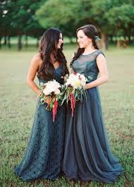 Gorgeous Green Emerald Color Bridesmaid Dresses In Lace And Chiffon Give Off The Per Emerald Bridesmaid Dresses Bridesmaid Dresses Boho Lace Bridesmaid Dresses