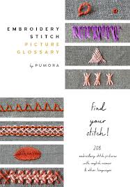 We do custom embroidery, screenprinting, fashion film & laser cutting. Finding An Embroidery Stitch Made Easy The Stitch Glossary Pumora All About Hand Embroidery