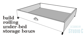 Before building, measure the height beneath your bed frame and alter our dimensions to suit. Easy To Build Storage For A Bedroom Under Bed Storage Boxes Diy Storage Bed Diy Storage Under Bed