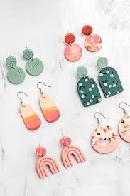 Polymer clay earrings inspired by shapes and friends | loam collective. How To Make Polymer Clay Earrings Sarah Maker