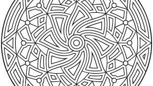 Your kids will surely have a fun time doing these free printable geometric coloring pages online. Black And White Geometric Coloring Page Coloring Home