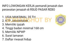 Kompas.com/robertus belarminuspemandangan rsud pasar minggu di jalan tb simatupang, arah lebak bulus, jakarta selatan. Salah Lowongan Kerja Pemandi Jenazah Di Rsud Pasar Rebo Turnbackhoax