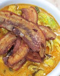 Crispy Pork Belly Kare Kare Filipinofood Stew Recipe Porkbelly Crispy Pork Belly Crispy Pork Pork