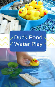 Duck Pond Sensory Play Fantastic Fun Learning Sensory Activities Toddlers Toddler Activities Sensory Play