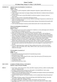 engineering technician resume samples